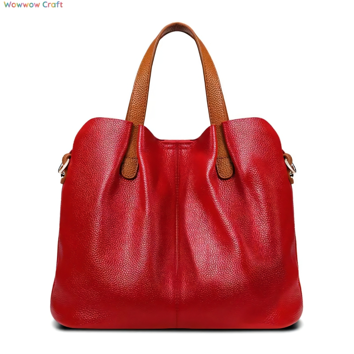 Totes,Leather Bags,Shoulder Bags,Trendy Blue Gray Red Top grain Leather Crossbody Bag - Leather Shoulder Bags